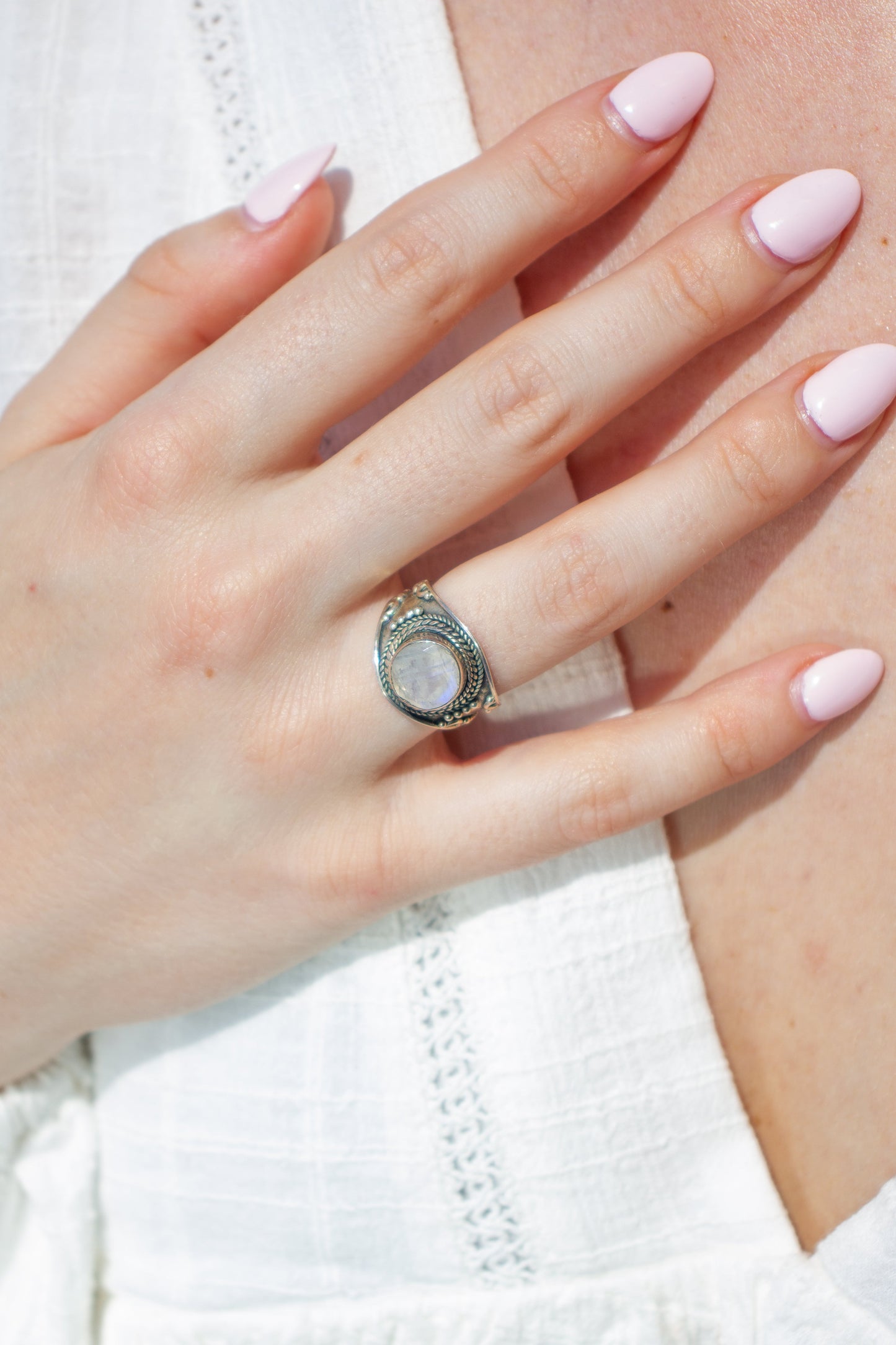 Ring Maansteen Ayla