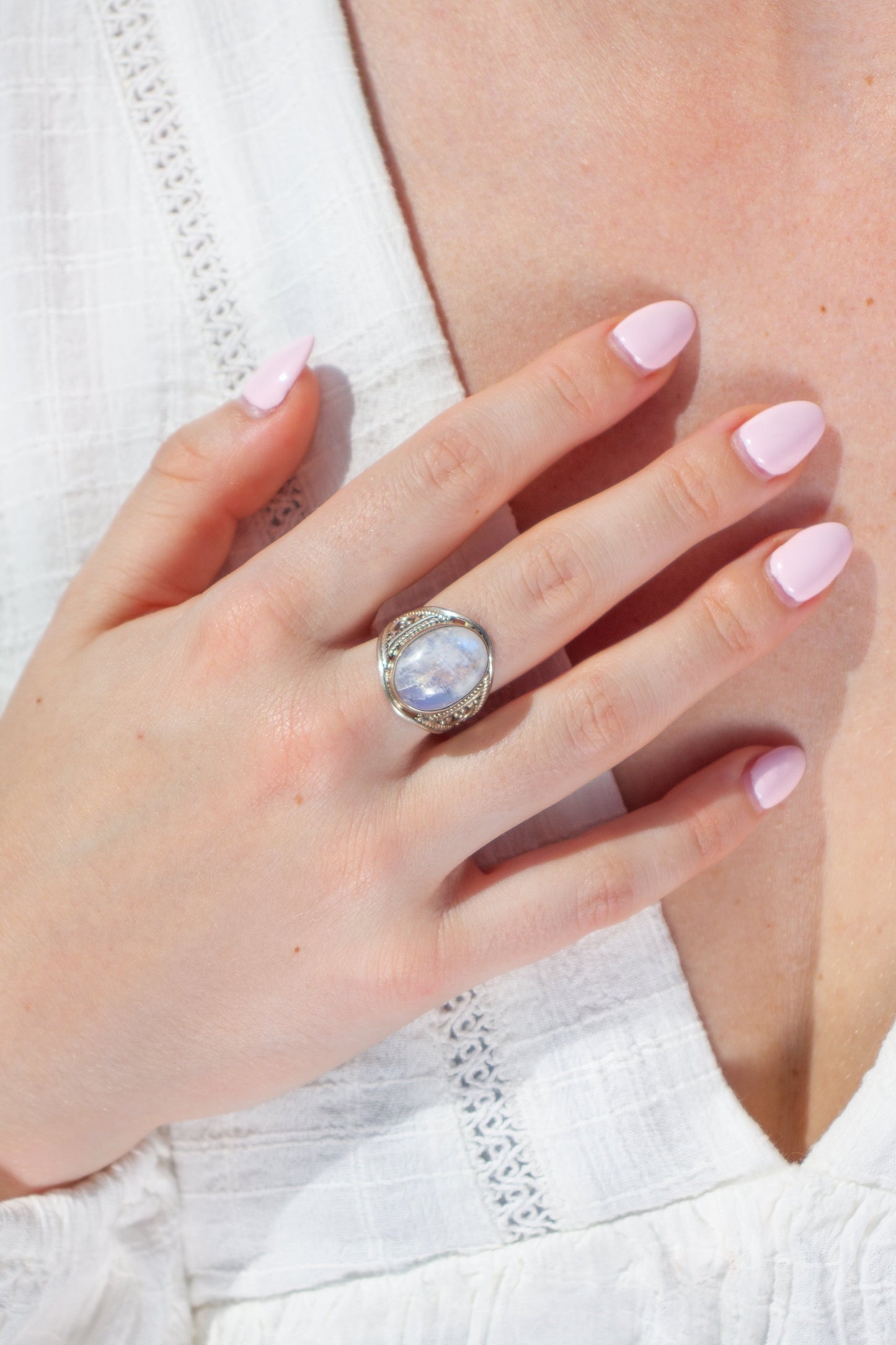 Ring Maansteen Amaya