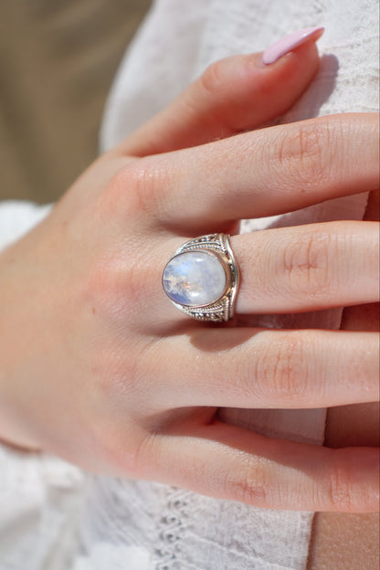 Ring Maansteen Amaya