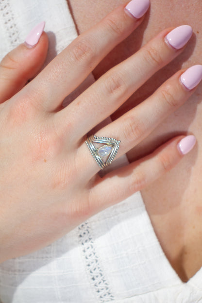 Ring Labradoriet Luna