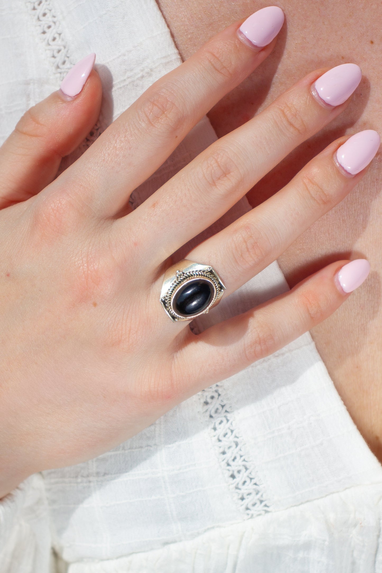 Ring Zwarte Onyx Zora