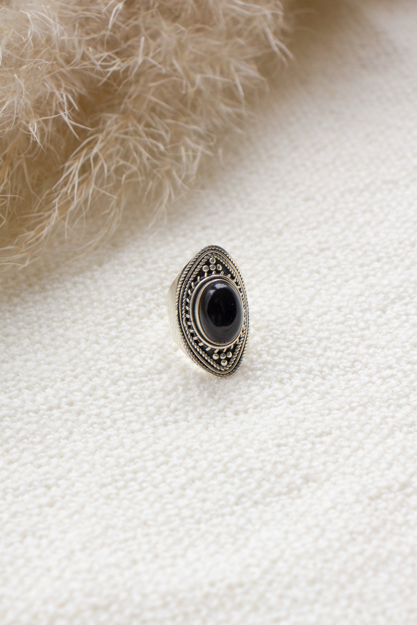 Ring Zwarte Onyx Samira