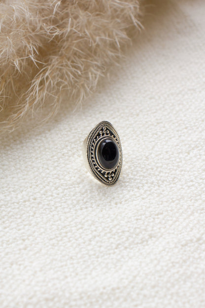 Ring Zwarte Onyx Samira